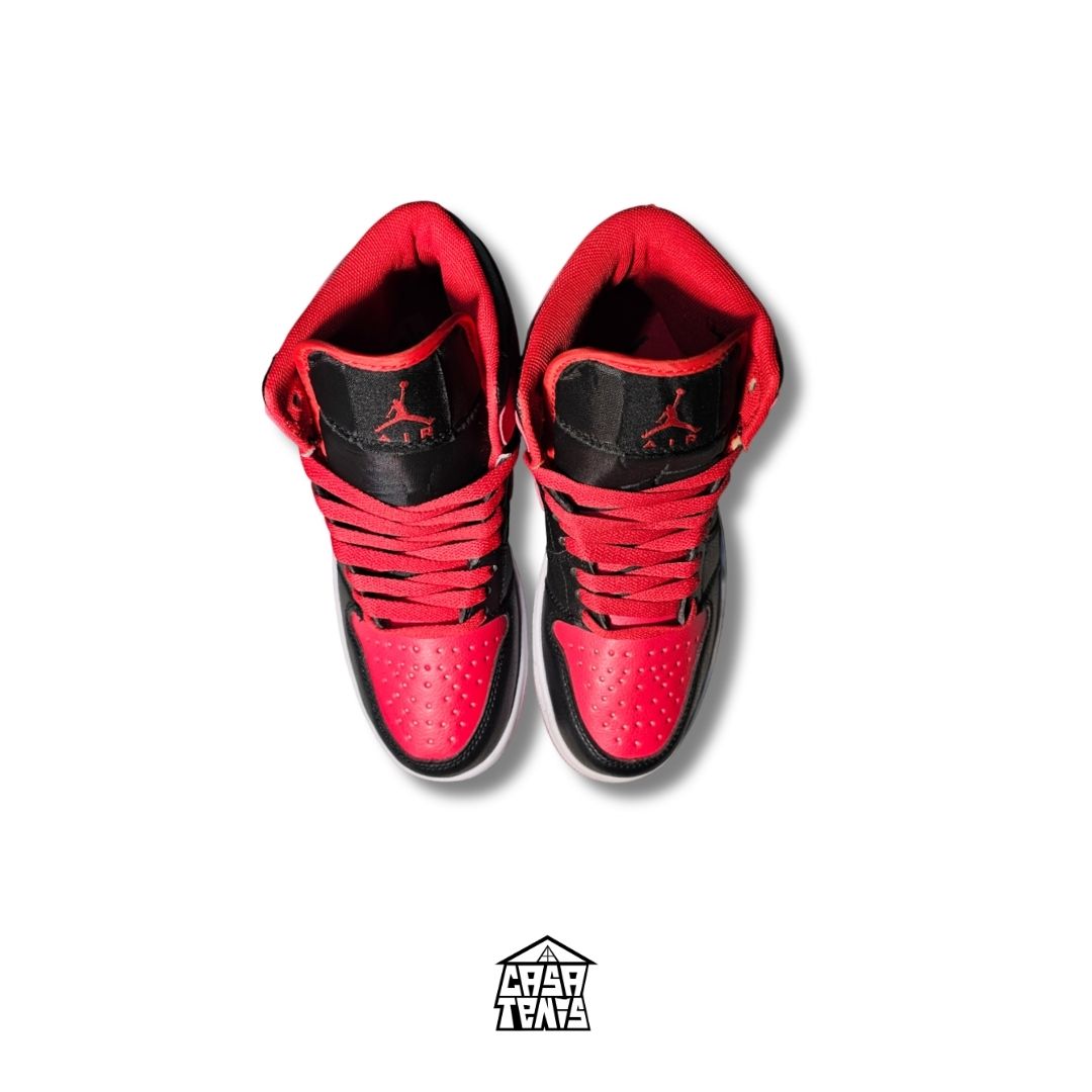 AIR JORDAN 1 HIGH RED BLACK