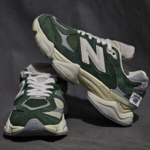 New Balance 9060 Green Suede